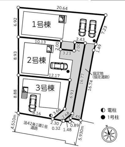 伊勢原市串橋第11　新築一戸建て　全3棟