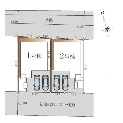 伊勢原市沼目４丁目　新築戸建て　全2棟